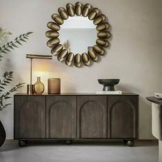 Havana Contemporary Walnut 4 Door Sideboard - Decor Interiors Mango Wood Sideboard, Hall Cupboard, Arched Design, Wood Arch, Large Sideboard, Arch Design, Set Of Drawers, Dark Walnut Stain, Wood Sideboard