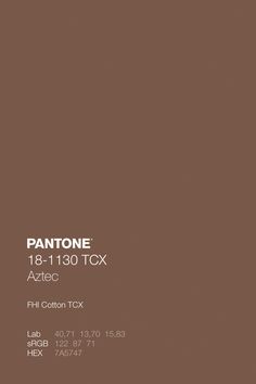 the pantone logo is shown on a brown background