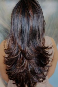 Indian Hair Cuts, Rambut Brunette, Haircuts For Long Hair With Layers, Brown Hair Balayage, Easy Hairstyle