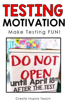 Testing Motivation For Students, Motivation For Students, Test Prep Strategies, Classroom Management Ideas, Test Prep Activities, Classroom Incentives