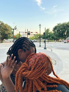 Invisibke locs and styled locs Small Barrel Twist Locs, Loc Bob With Curls, Three Strand Twist Locs, Twist Locs Two Strand, Brown And Black Locs, Brown Invisible Locs, 2 Stand Twist Locs, Two Strand Locs, Honey Brown Locs