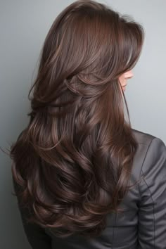 Dark Brown Hair Colors Ideas, Chocolate Brown Hair Tan Skin, Hair Dye Ideas For Brunettes Highlights, Brunette Hair Colour Ideas, Dark Hair Inspo Color, Hair Color Brown Chocolate, Bronze Brown Hair Color, Cocoa Hair Colour, Best Hair Color For Brunettes