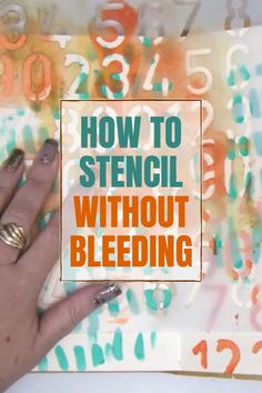 10 tips for stencils every crafter should know. Find out how to paint with stencils to get best results every time. Check it out! How To Make A Stencil Diy, How To Stencil, Make Stencils Diy, Diy Stencils For Painting, Collage Hacks, Painting With Stencils