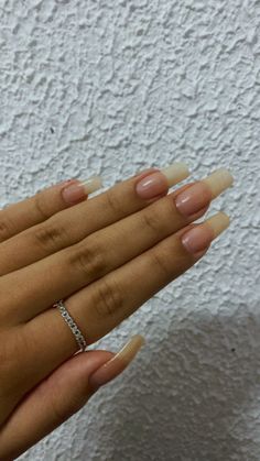 Faux Natural Nails, Grow Long Nails, Long Natural Nails, Tapered Square Nails, New Nail Polish, Pretty Hands, Fabulous Nails, Healthy Nails, Dream Nails