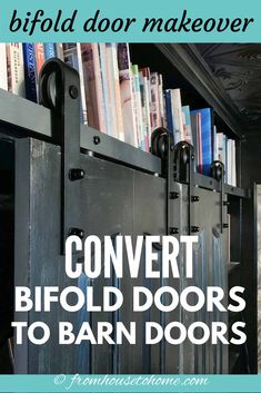 Bifold Door Makeover: How To Turn Bifold Doors To Barn Doors | My Home Office