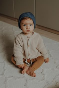 Baby Boy Fall Outfits, Boys Fall Outfits, Baby Ootd, Chunky Knit Cardigan, Baby Boy Fashion, Toddler Boy Outfits