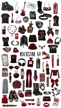 Rockstar Casual Outfit, 80s Rockstar Gf Outfits, Grunge Rockstar Girlfriend Aesthetic, Rockstar Girlfriend Outfit Ideas, Rocker Girlfriend Aesthetic, Rock Chick Outfits, Rockstar Gf Aesthetic Outfits, Rockstar Outfit Ideas, Rockstar Gf Style