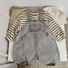 Introducing the perfect overall for your little one: the Baby Unisex Washed Denim Fabric Loose Overall. Soft, lightweight and made of breathable denim fabric, this fashionable look is both stylish and comfortable. Get ready to make a statement! COLOR Black, Blue GENDER Baby Girl, Baby Boy, Girl, Boy, Unisex MATERIAL Cotton PATTERN Denim (Jean) SEASON Spring, Summer, Autumn SIZE (AGE) 80 (9-12M), 90 (12-24M), 100 (2-3Y), 110 (3-5Y), 120 (5-7Y), 130 (7-8Y) Summer Denim Overalls For Playtime, Denim Overalls For Summer Playtime, Boy Fits, Baby Unisex, Baby Fits, Baby Boy Fashion, Washed Denim