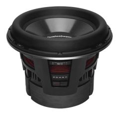 the front view of an empty subwoofer on a white background with no image