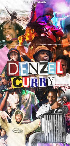 the cover art for denzel curry's album, featuring collages of people