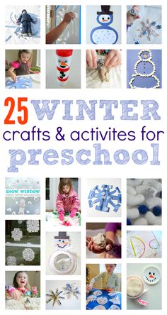 25 winter crafts and activities for preschool