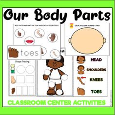 the classroom center activities for students to learn how to make their own body parts