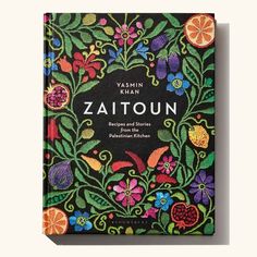 the book zatoun written by yasmin khairan on marble background