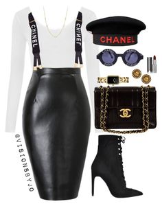 Chanel Suspenders, Suspenders Outfit, 가을 패션, Mode Vintage, Mode Inspiration, Polyvore Outfits, David Yurman, Jeffrey Campbell, Fashion Killa