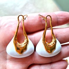 Alexis Bittar Rain Earrings. Gold Plate And Enamel. Minimal Signs Of Wear. Rain Earrings, Alexis Bittar Jewelry, Alexis Bittar, Earrings Gold, Gold Earrings, Gold Plate, Jewelry Earrings, Women Jewelry, Signs