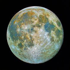 an image of the moon taken from space