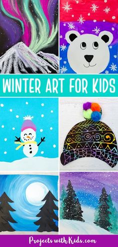 winter art for kids that are easy to make