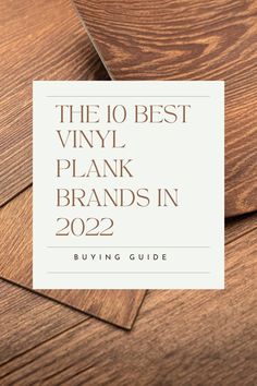 the 10 best vinyl plank brands in 2012