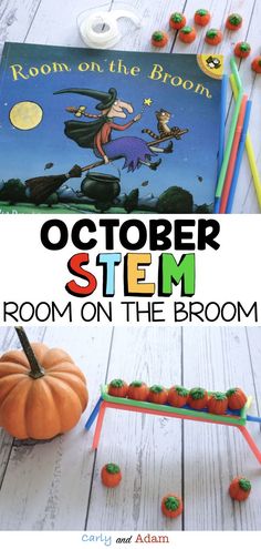 Room on the Broom STEM Challenge: Make learning fun with this Halloween STEM activity in which students investigate the design of a broom! An excellent companion activity to the fall read aloud book Room on the Broom by Julia Donaldson. In this STEM Challenge, students design and build a broom to hold as much candy as possible. #fallactivities #stem #steam #stemchallenge #stemactivity Stem Read Alouds, October Read Alouds, Fall Stem Activities, Kindergarten Stem, Elementary Stem Activities, October School, Stem Books