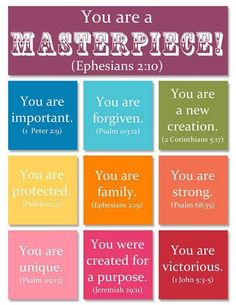 the words you are a married in different colors