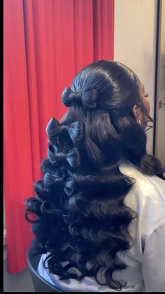 Sleek Ponytail Hairstyles, Quick Weave Hairstyles, Bow Hairstyle, Hair Twist Styles, Curly Hair Styles Easy, Hair Laid