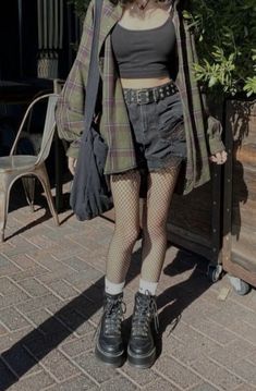 Look Grunge, Alt Fashion, Swaggy Outfits, Alternative Outfits, 가을 패션, Edgy Outfits, Narnia, Looks Style