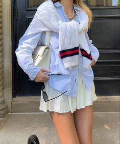 Gossip Girl Outfits, Tennis Skirt Outfit, Mode Tips, Looks Country, Estilo Preppy