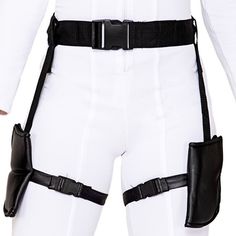 Costume Double Leg Holster With Connected Belt. Belt Is Canvas, Adjustable With Buckle Clasp Closure. Leg Holsters (One On Each Leg) Are Slightly Padded, They Have A Strap That Goes Around And Clasps Behind The Leg. Toy Guns And Costume Sold Separately, Purchase Together And Save. Unisex. Black. Great For Spy, Army, Tactical, Swat, Military, Cia, Fbi, Alias, Black Widow Etc. Halloween Costumes! Genuine Roma Product. New In Package. Tactical Thigh Holster, Thigh Belt For Knife, Thigh Harness For Knife, Knife Holder Leg, Leg Straps Belts, Knife Pouch Belts, Knife Holder Belt, Thigh Strap Knife Holder, Diy Thigh Holster