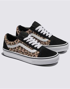 Leopard Print Vans Outfit, Vans Women Outfit, Cheetah Vans, Vans Leopard Shoes, Vans Animal Print, Leopard Vans, Leopard Print Lace-up Sneakers For Streetwear, Leopard Print Vans, Trendy Leopard Print Lace-up Sneakers