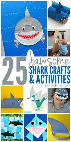 25 shark crafts and activities for kids