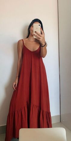 Nutritionist Outfit, Simple Spaghetti, Mode Hippie, Summer Maxi, Long Summer Dresses, Summer Maxi Dress, Looks Vintage