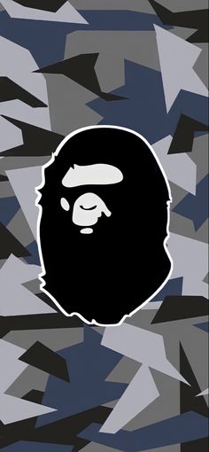 an image of a man with a beard and mustache on a camouflage background that looks like he's going to die