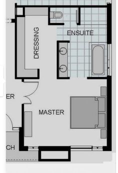 the floor plan for a small apartment with one bedroom and an attached living room area