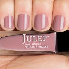 Trending mauve nail color Pink Nail Polish, Pink Mauve, Popular Nails, Manicure At Home, Nail Decorations