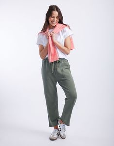 DESCRIPTION Ultra comfortable and oh-so-stylish, you'll love the Raw Edge Lounge Pant from White & Co. Crafted from super soft un-brushed French Terry, these lounge pants are an everyday must-have! These stylish pants feature an elastic waistband, relaxed straight-leg silhouette, front patch pockets and back jet pockets. Considered details like the matching drawcord, top stitch detail colour pop bar tack and raw finished hem elevate these weekend essentials. Still browsing? Discover our full ran Soft-washed Pants For Spring Loungewear, Casual Soft-washed Bottoms For Lounging, Casual Soft-washed Lounging Bottoms, Soft Casual Pants For Fall, Casual Soft Pants For Fall, Casual Relaxed Fit Soft Pants, Casual Soft Relaxed Fit Pants, Super Soft Relaxed Fit Casual Sweatpants, Casual Soft-washed Sweatpants For Loungewear