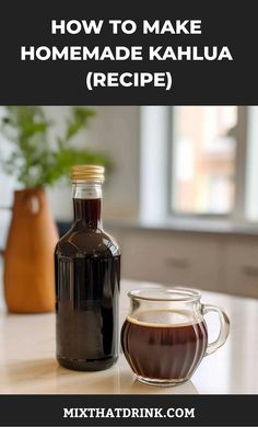 how to make homemade kahlua recipe