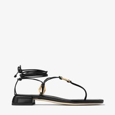 The Onyxia flat sandal is a modern, strappy silhouette crafted from Nappa leather. Designed with a flattering wrap-around ankle strap, this style is punctuated by faceted Diamond links in a gold finish. Bridal Boots, Sneaker Dress Shoes, Silhouette Crafts, Mens Fragrance, Leather Flats, Black Flats, Nappa Leather, Shoe Sale, Pump Shoes