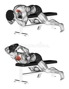 an image of a man doing bench press