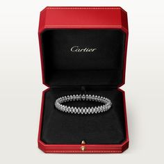 CRB6065717 - Clash de Cartier bracelet Medium Model - White gold - Cartier Cartier Clash Bracelet Diamond, Cartier Bangle Silver, Cartier Love Bracelet Diamond Silver, Luxury Cartier Jewelry Vs Clarity, Cartier Bracelet Women Silver, Cartier Bracelet, The Bling Ring, Expensive Jewelry Luxury, Rings Jewelry Fashion