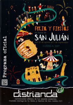 an advertisement for festival fiesta fiesta fiestas in san juan