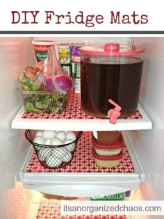 an open refrigerator filled with lots of food