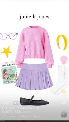 Fancy Nancy Halloween Costume, Junie B Jones Costume, Fancy Nancy Costume, Simple Costumes, Frickin Bats, Fashion Sketchbook Inspiration, Junie B Jones, Teacher Fits, Costumes College