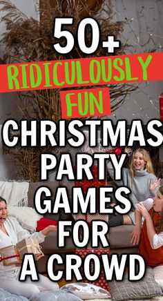 fun christmas party ideas Party Games For Big Groups, Games For A Crowd, Holiday Party Game Ideas, Holiday Party Games For Adults, Party Games For Large Groups, Party Games For Groups, Games For Big Groups, Games For Large Groups, Office Christmas Party Games