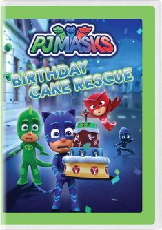 pj masks birthday cake rescue dvd