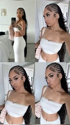 Looking for a cute summer vacation hairstyle? We rounded up 70 latest Fulani tribal African braids hairstyles that are perfect for black women. Braided Hairstyles For Black Women Cornrows, Vacation Hairstyles, Box Braids Hairstyles For Black Women, Cute Braided Hairstyles, Braided Cornrow Hairstyles, Cute Box Braids Hairstyles, Braids Hairstyles Pictures, Quick Braided Hairstyles, Protective Hairstyles Braids