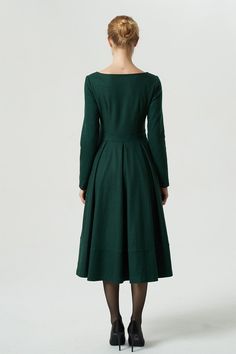 Elegant Winter Pleated Maxi Dress, Elegant Pleated Maxi Dress For Winter, Winter A-line Pleated Maxi Dress, Fall Long Sleeve Midi Dress With Pleated Hem, Fall Midi Dress With Long Sleeves And Pleated Hem, Winter Pleated Dress For Work, Winter Pleated Long Sleeve Midi Dress, Fall Midi Dress With Pleated Waist, Pleated Long Sleeve Midi Dress For Winter