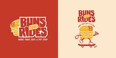 two different logos for buns and rides