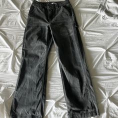 Black Grey Cargo Pant. Never Worn. Pant Length- “Regular” Mid-rise Washed Black Cargo Bottoms, Washed Black Straight Leg Utility Pants, Urban Black Wide Leg Work Pants, Washed Black Straight Pants With Pockets, Urban Style Black Wide Leg Work Pants, Black Wide Leg Urban Work Pants, Mid-rise Black Work Pants With Pockets, Black Mid-rise Work Pants With Pockets, Utility Style Wide Leg Washed Black Pants