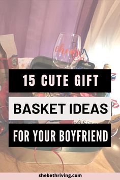 cute gift basket ideas for your boyfriend Diy Birthday Gift Basket For Him, Diy Basket For Boyfriend, Boyfriend Gift Basket Anniversary, Girlfriend Drawer At Boyfriends House, Small Gift Basket Ideas For Boyfriend, Gift Basket Idea For Boyfriend, Just Because Basket For Him, Gift Basket For Him Boyfriends, Gift Basket For Boyfriend Just Because