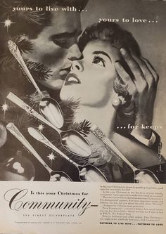 an old advertisement for the christmas song, it's just like with you to love